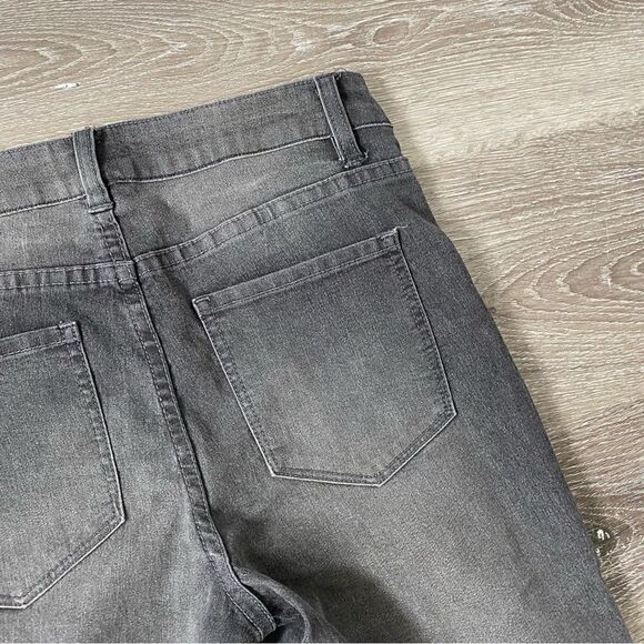 Cache Black Wash Straight Leg Boho Jeans SZ 2 - Picture 4 of 10